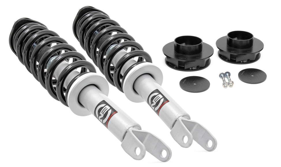 Rough Country 2.5" Coilover Lift Kit 09-11 Dodge Ram 1500 4WD - Click Image to Close